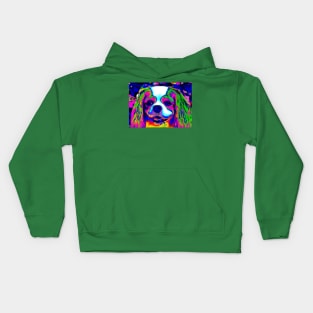 Mardi Gras Dog Kids Hoodie